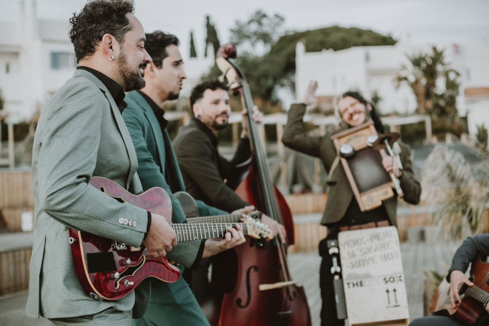 Wedding band performing in Italy